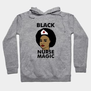 Black Nurse Magic Afro Black History Hoodie